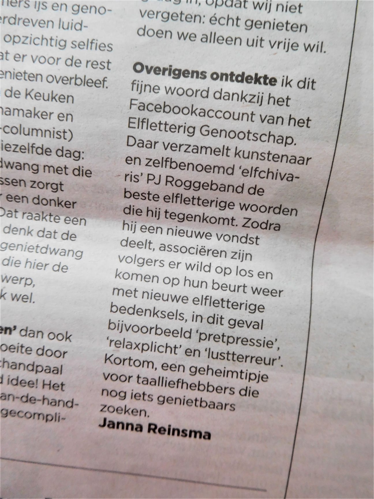 Elfletterigvolkskrant